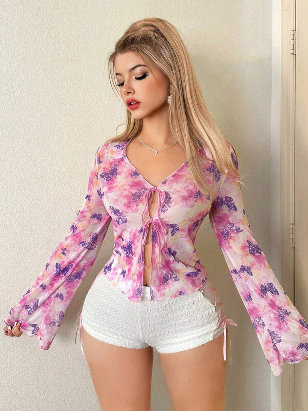 TANDUL  Casual Regular Sleeves Printed Women Multicolor Top