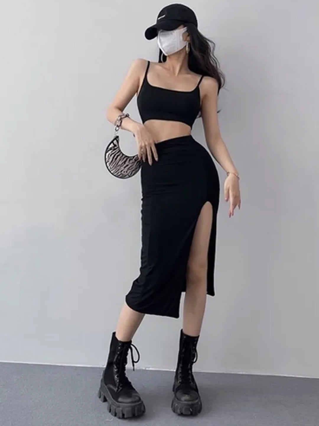 TANDUL  Women Bodycon Black Dress