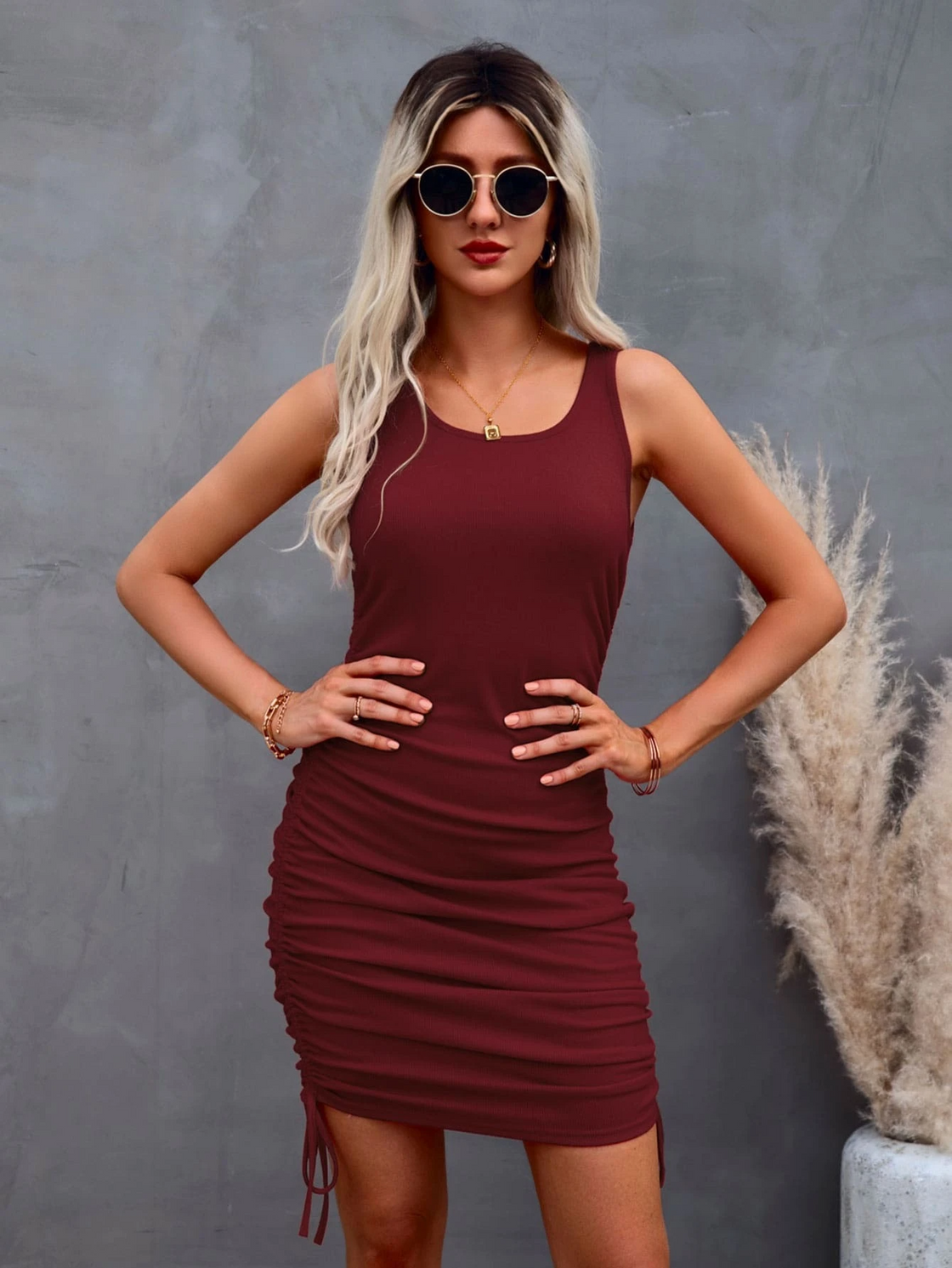 TANDUL Women Bodycon Maroon Dress