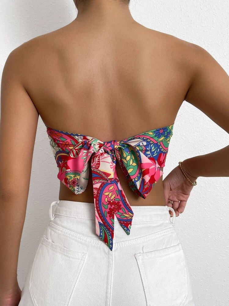 TANDUL Casual Printed Women Multicolor Top