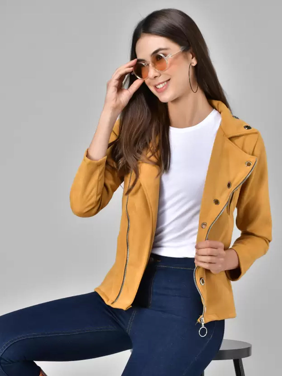 Women Solid Casual Jacket