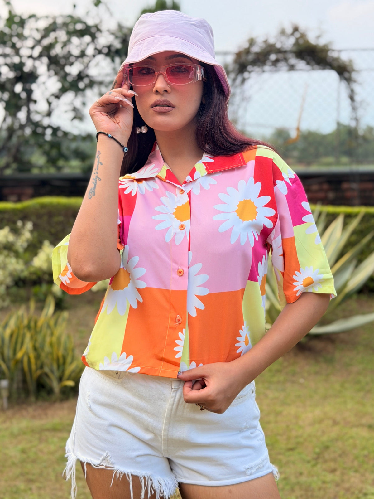 TANDUL Women Vibrant Floral Printed Shirt