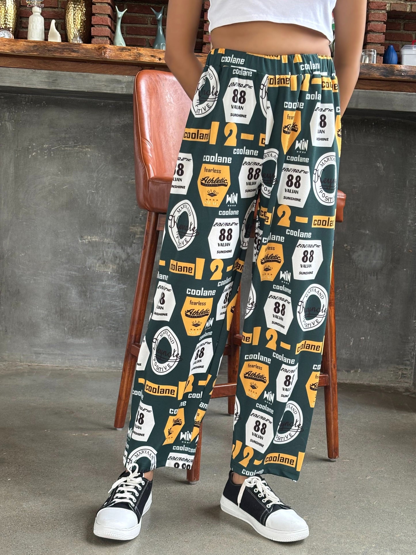 TANDUL Women Green Printed Trouser
