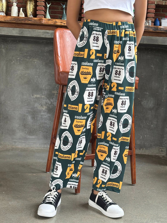 TANDUL Women Green Printed Trouser