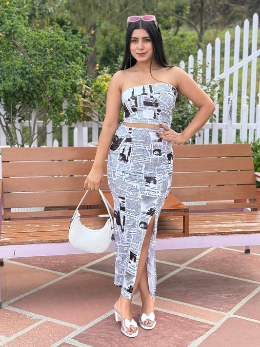 TANDUL Women Two Piece Dress Multicolor Dress