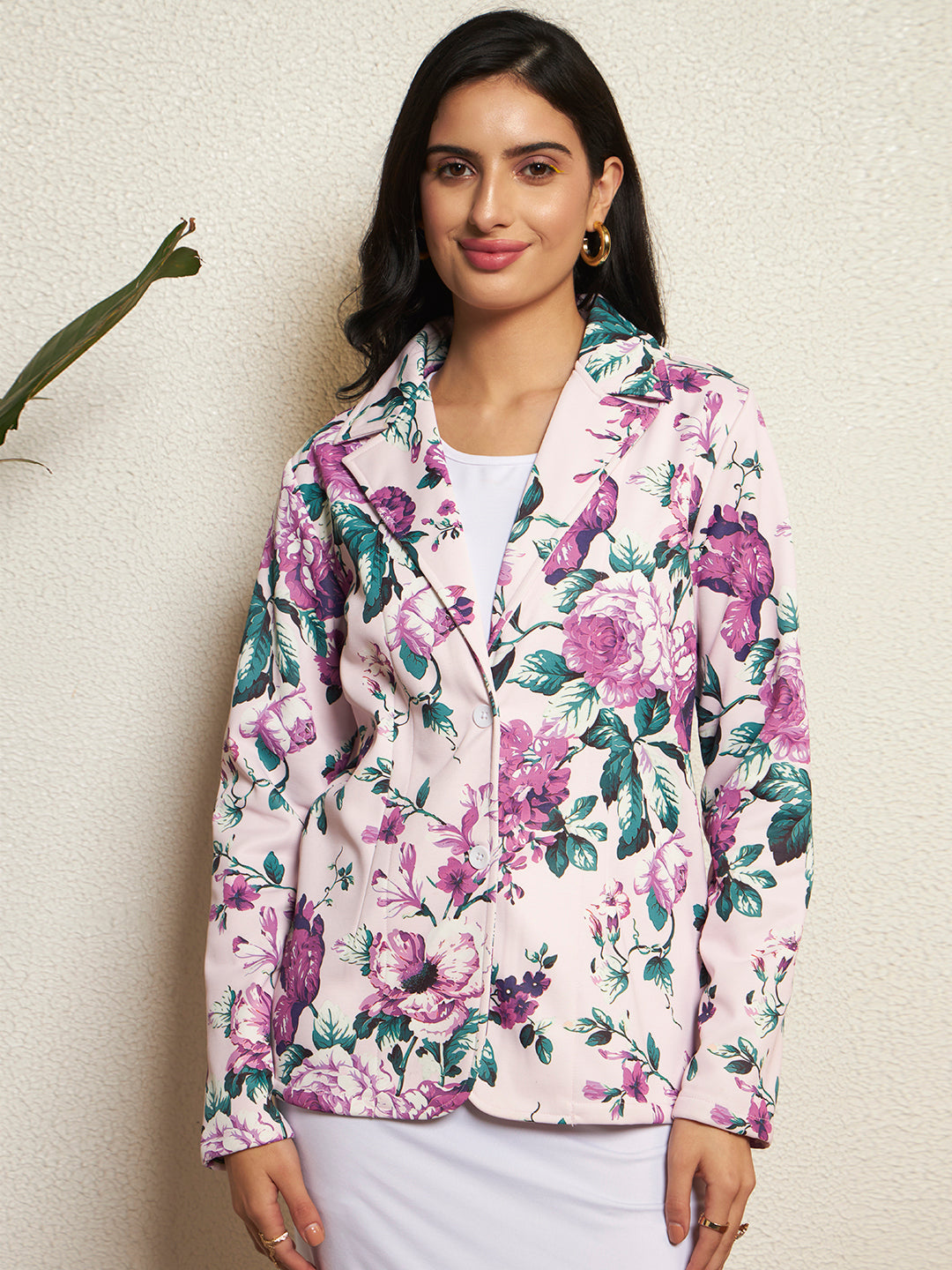 TANDUL Women Multicolor Floral Printed Blazer