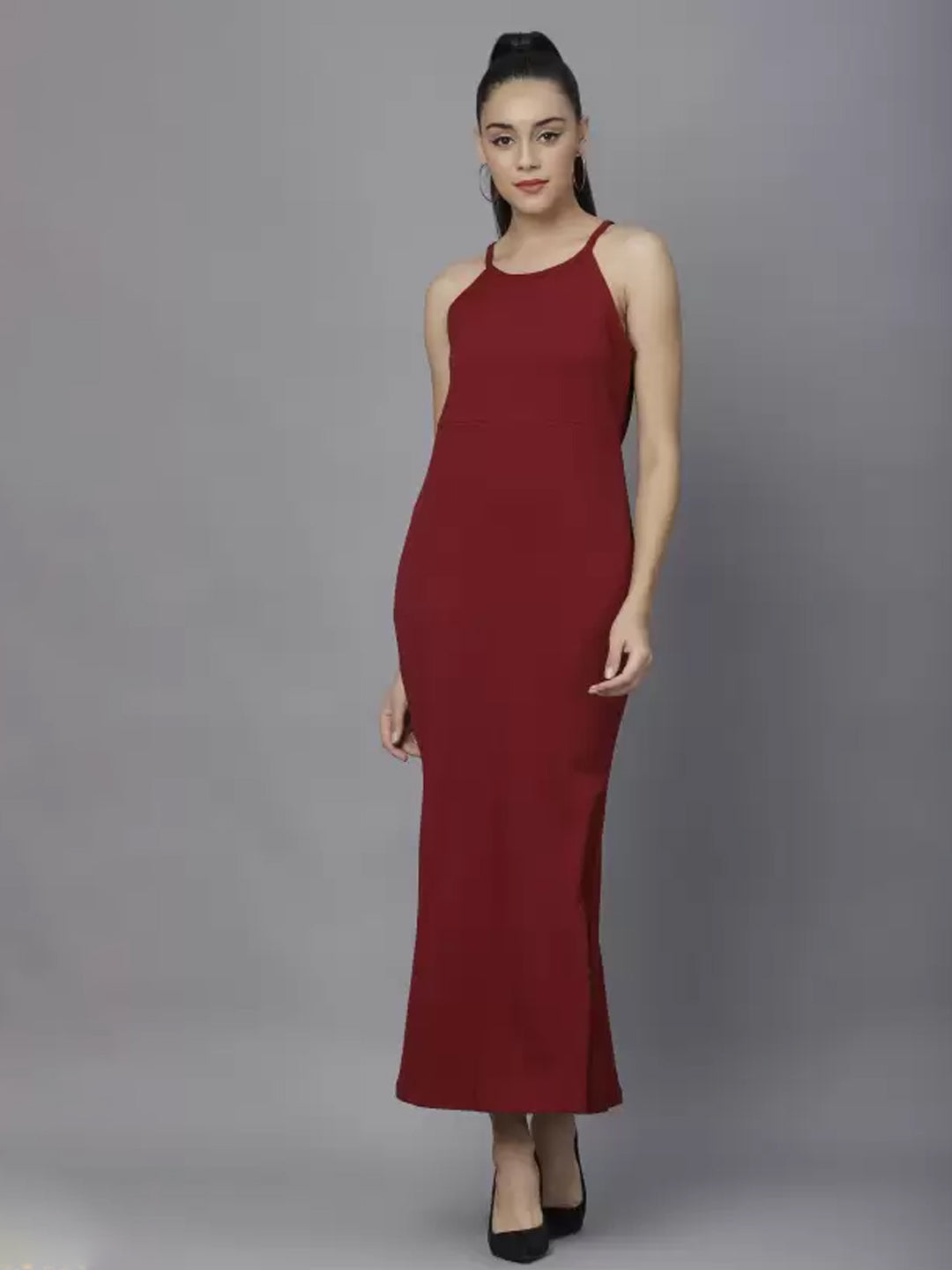 TANDUL  Women Sheath Maroon Dress