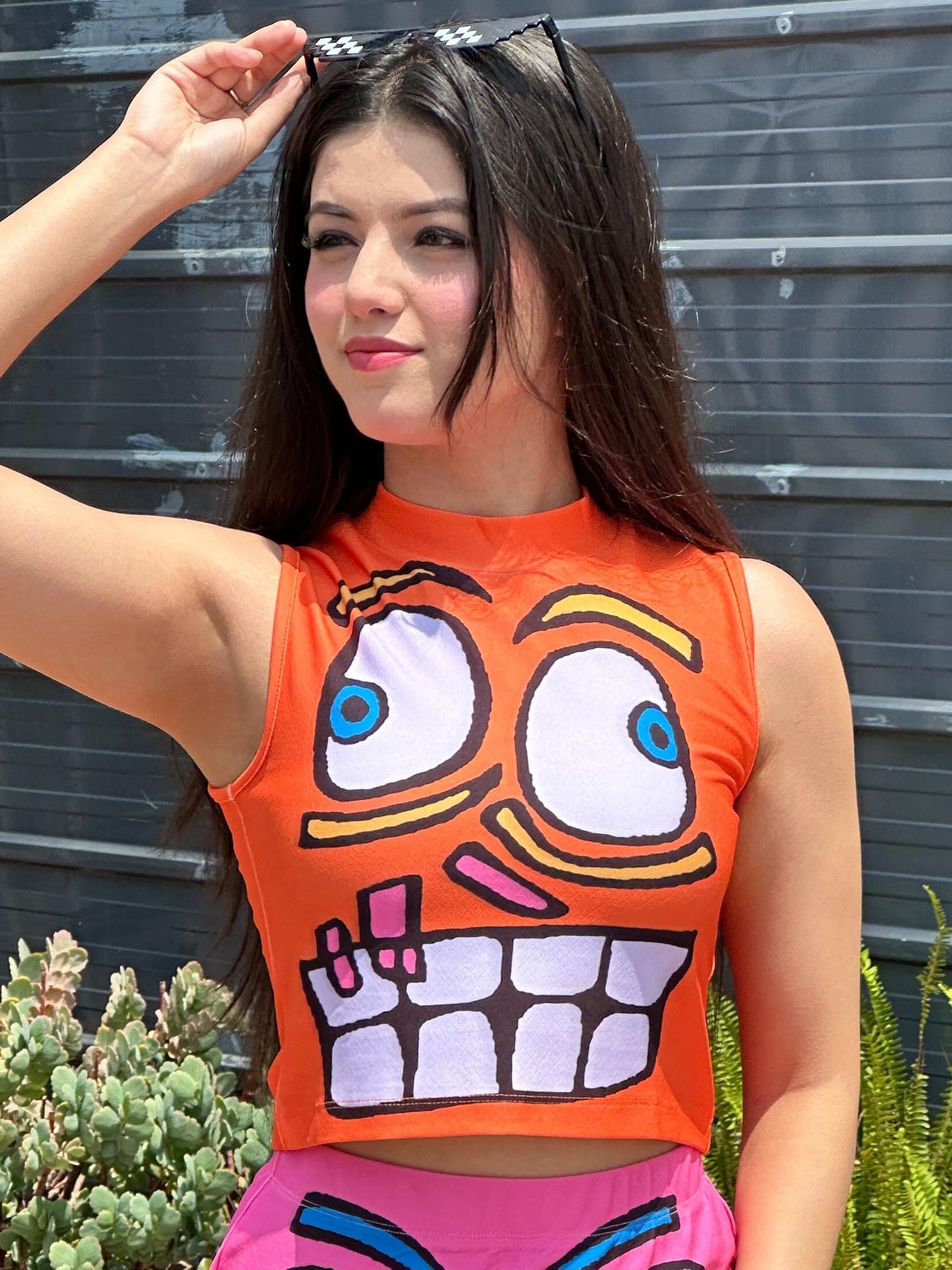 TANDUL Women Orange Printed Top