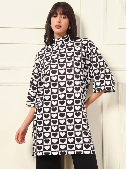 TANDUL Women Oversize Printed Tunic