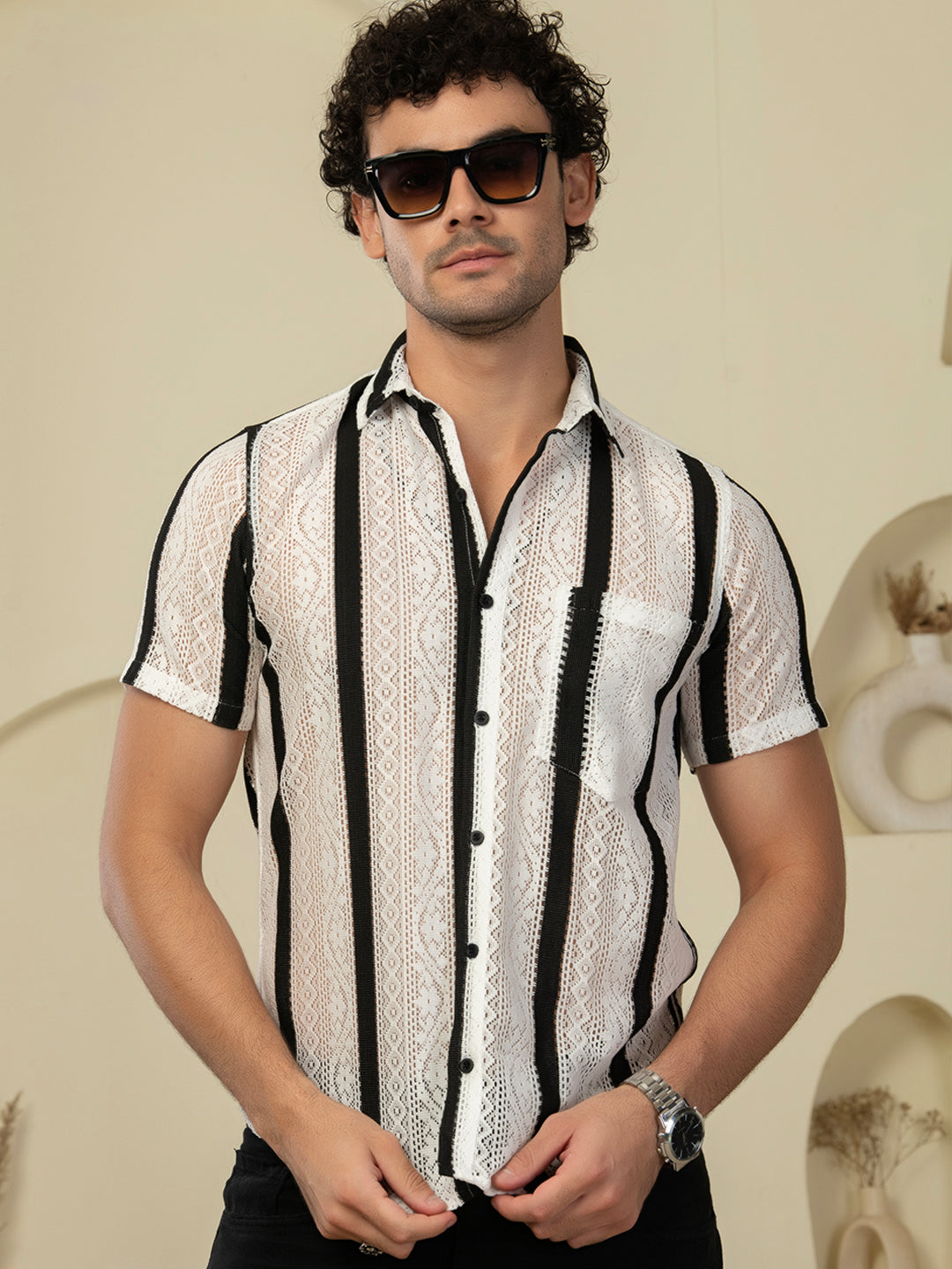 TANDUL Men Printed Casual Multicolor Shirt