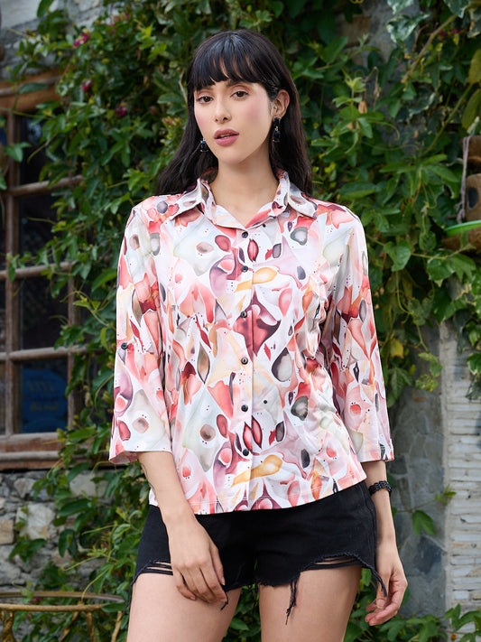 TANDUL Women Multicolor Printed Shirt