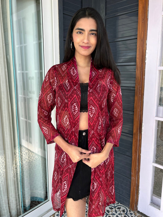 TANDUL Women Stunning Georgette Shrug