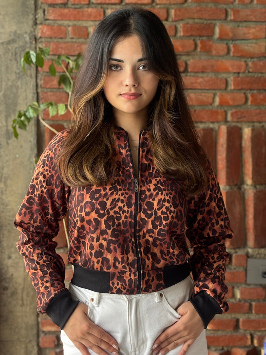 TANDUL Women Striking Leopard Printed Jacket