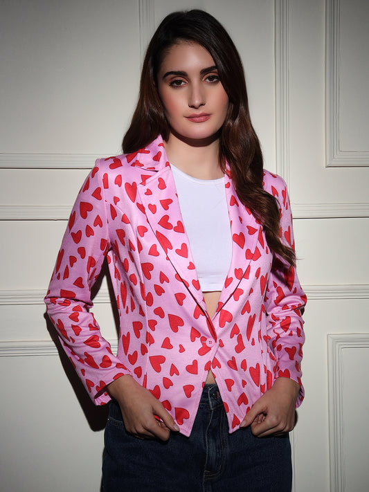 TANDUL  Polyester Printed Coat For Women