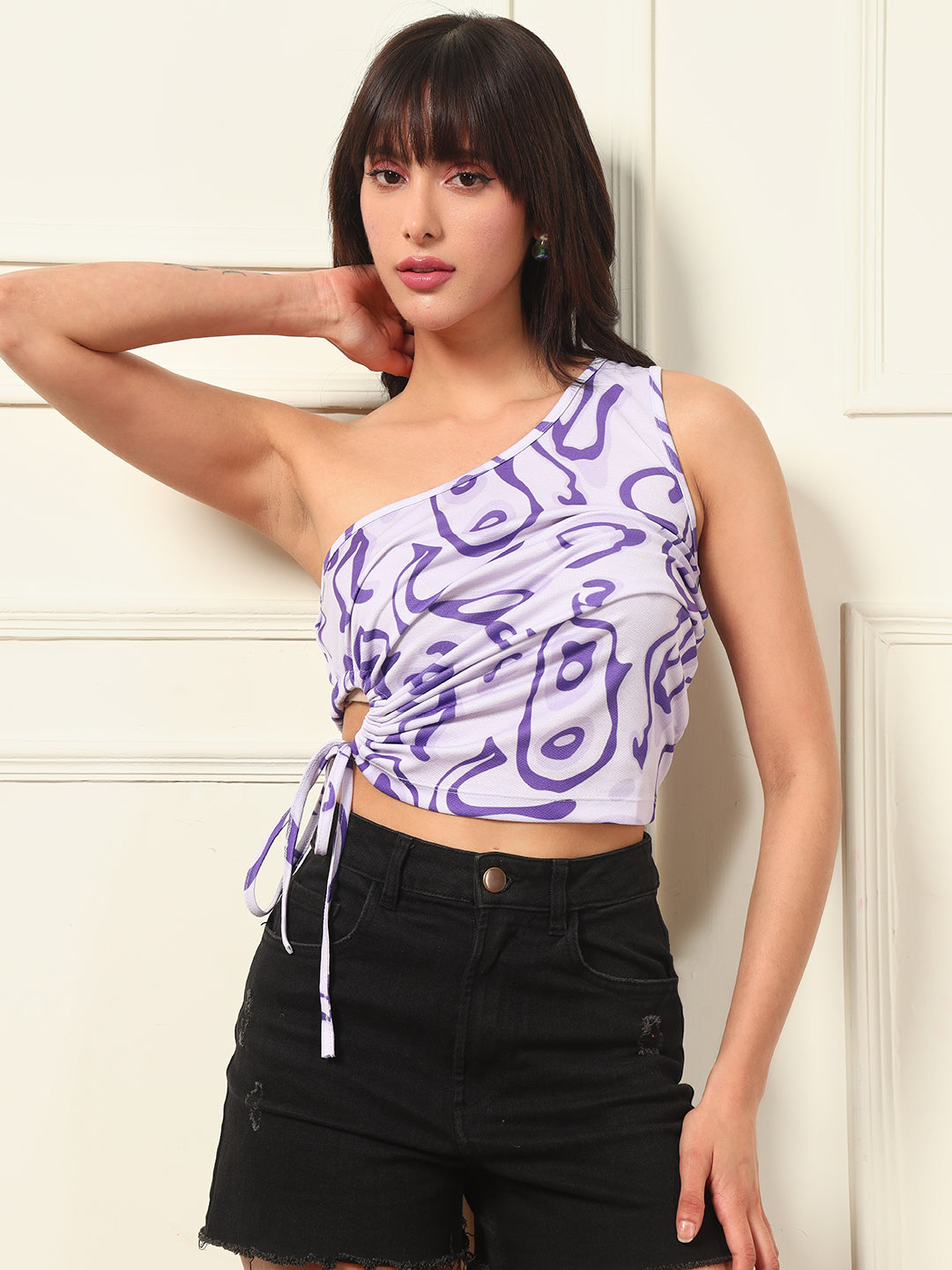 TANDUL  Casual Sleeveless Printed Women Multicolor Top