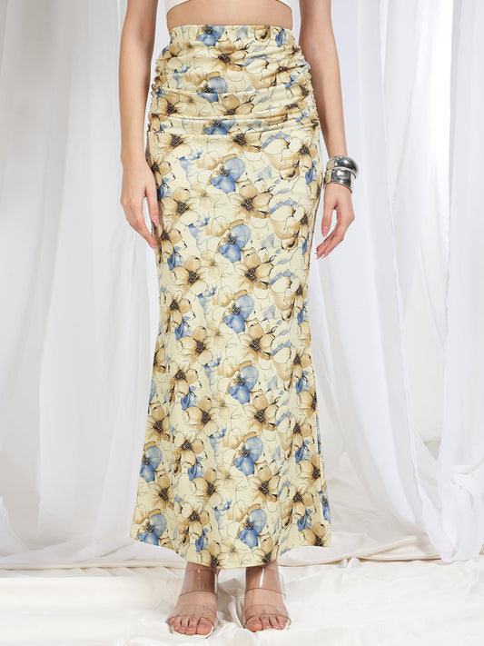 TANDUL Women Floral Printed Long Skirt