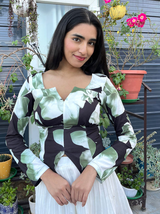 TANDUL WOMEN PRINTED TOP