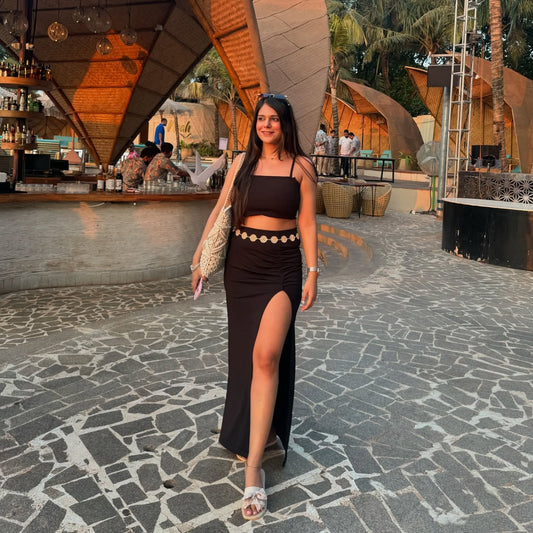 TANDUL  Women Bodycon Black Dress