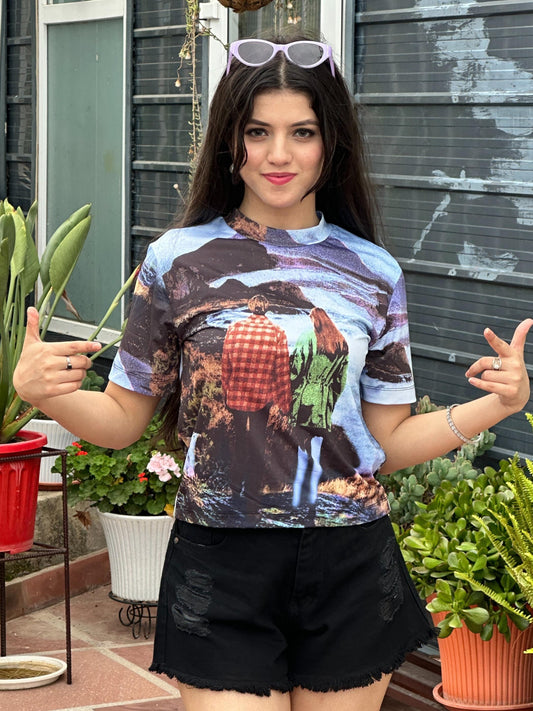 TANDUL Women Printed T-shirt