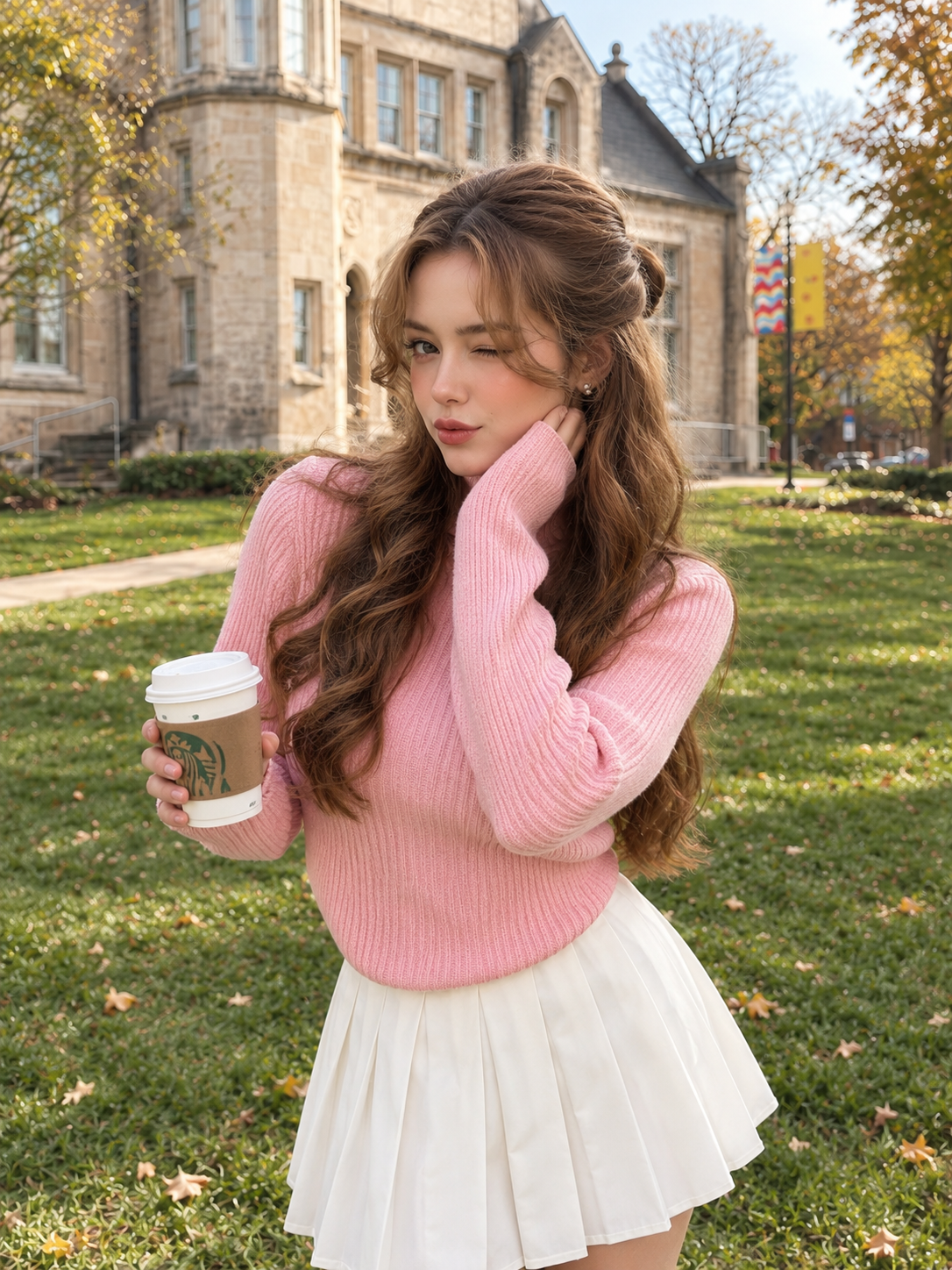 TANDUL  Self Design High Neck Casual Women Pink Sweater