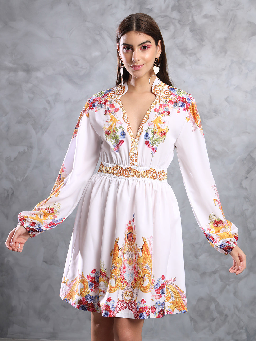 TANDUL  Women Fit and Flare Multicolor Dress