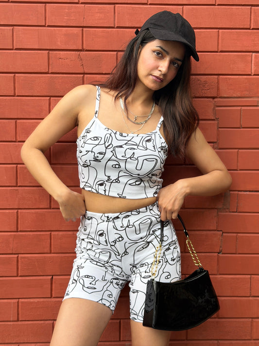 TANDUL  Women Bodycon Multicolor Co-ord Set