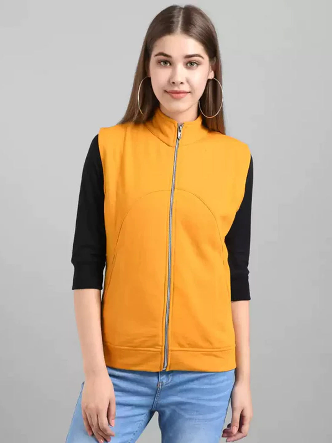 TANDUL  Sleeveless Solid Women Jacket