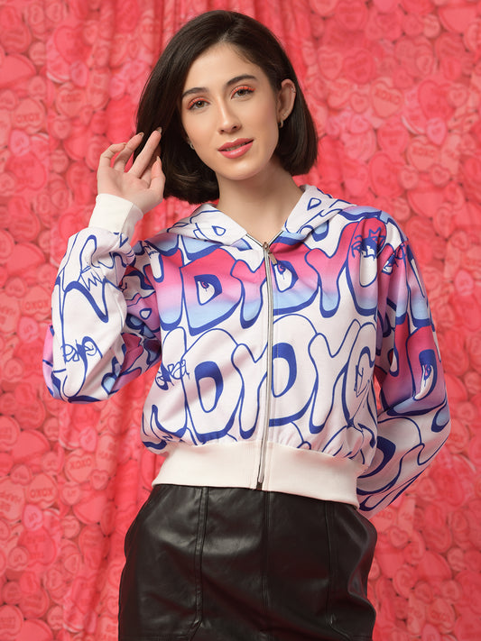 TANDUL  Women Printed Fleece Jacket