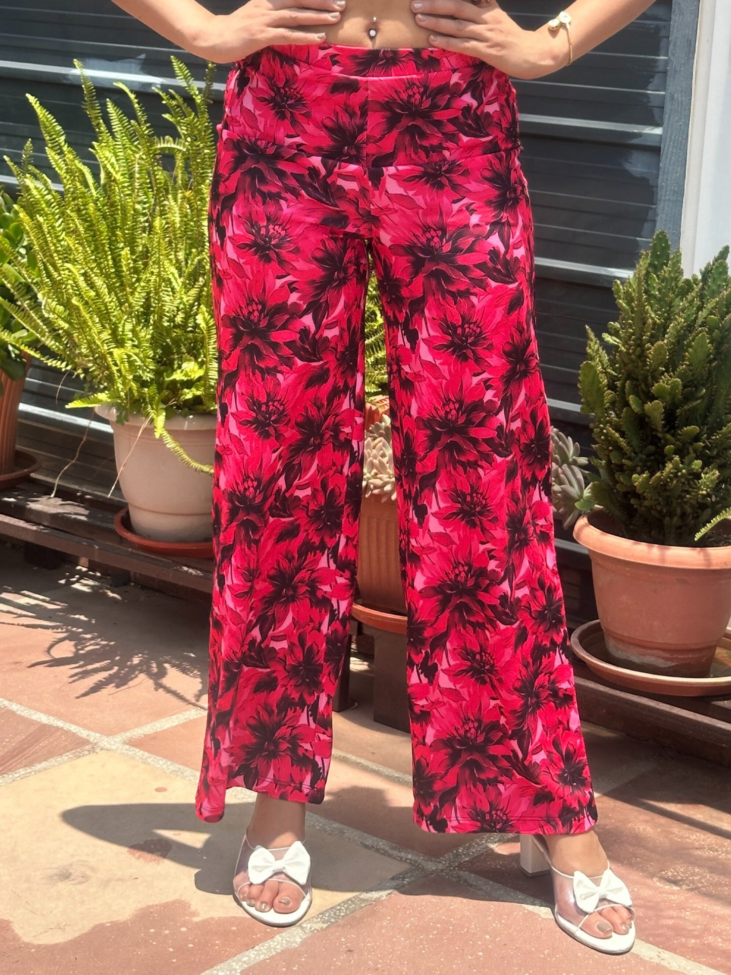 TANDUL  Women Pink Floral Printed Trouser