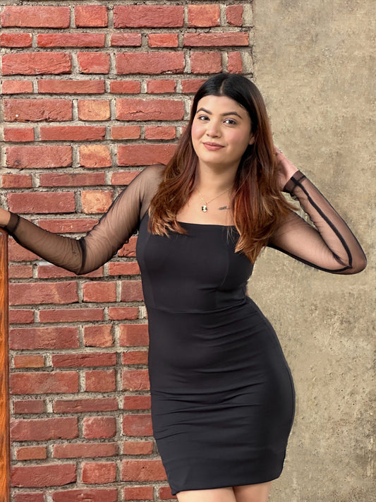 TANDUL Women Stunning Black Dress