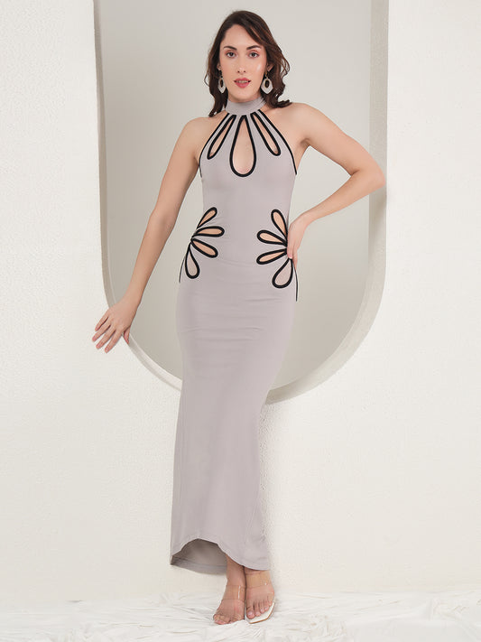 TANDUL  Women Bodycon Grey Dress