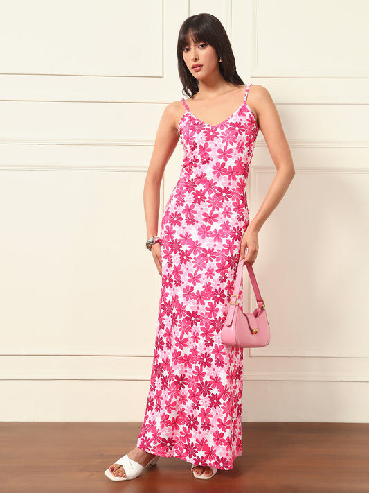 TANDUL Women Pink  Floral Dress