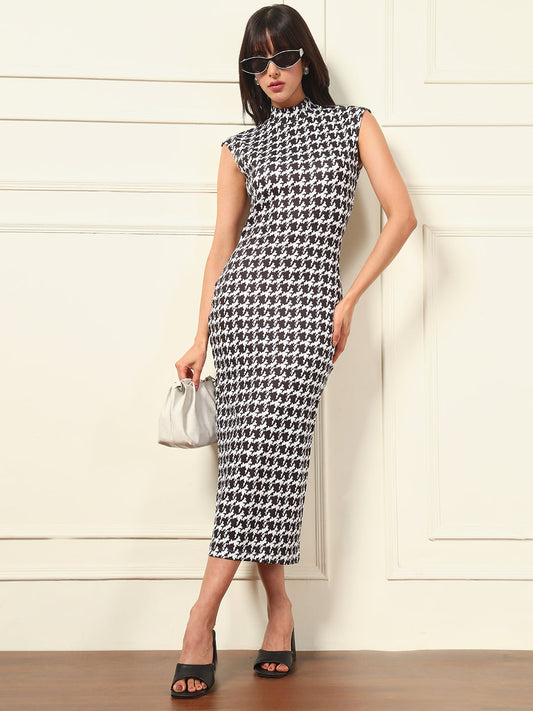 TANDUL  Women Bodycon Black Dress