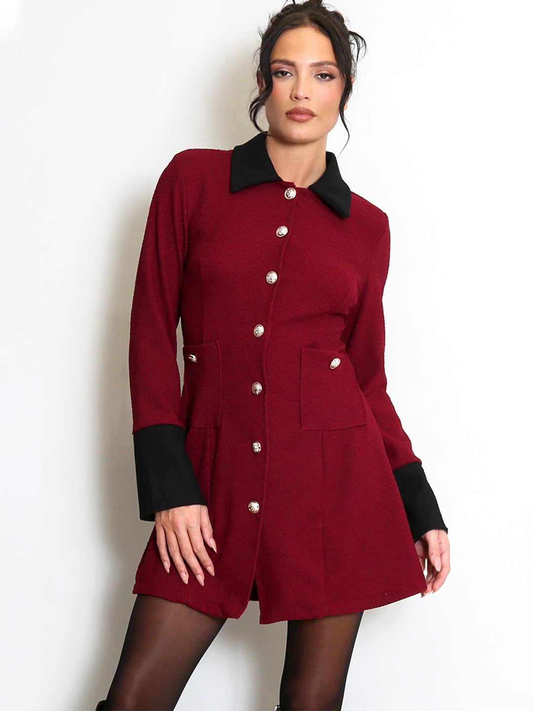 TANDUL  Women Fit and Flare Red Dress