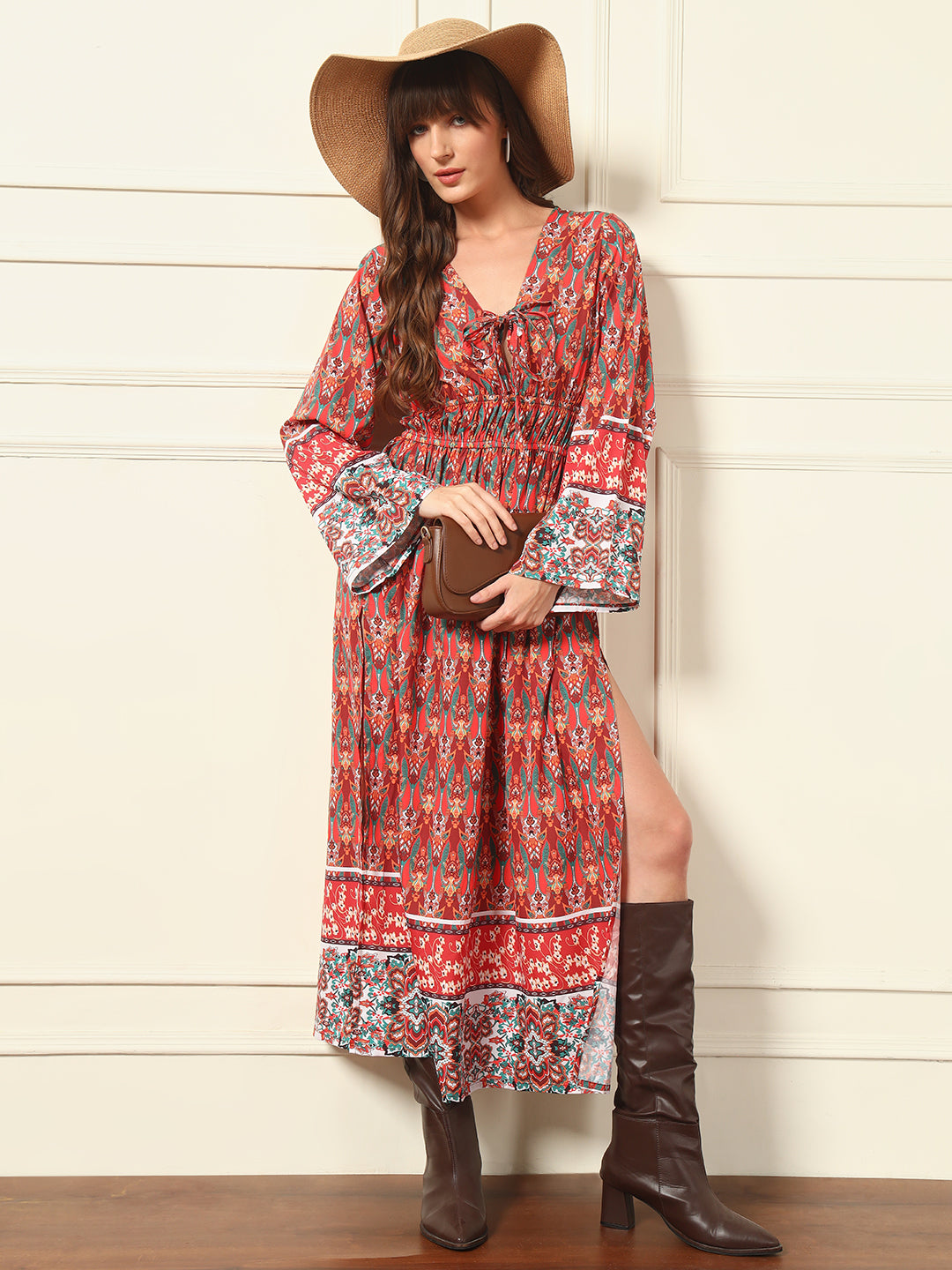 Women Maxi Multicolor Dress