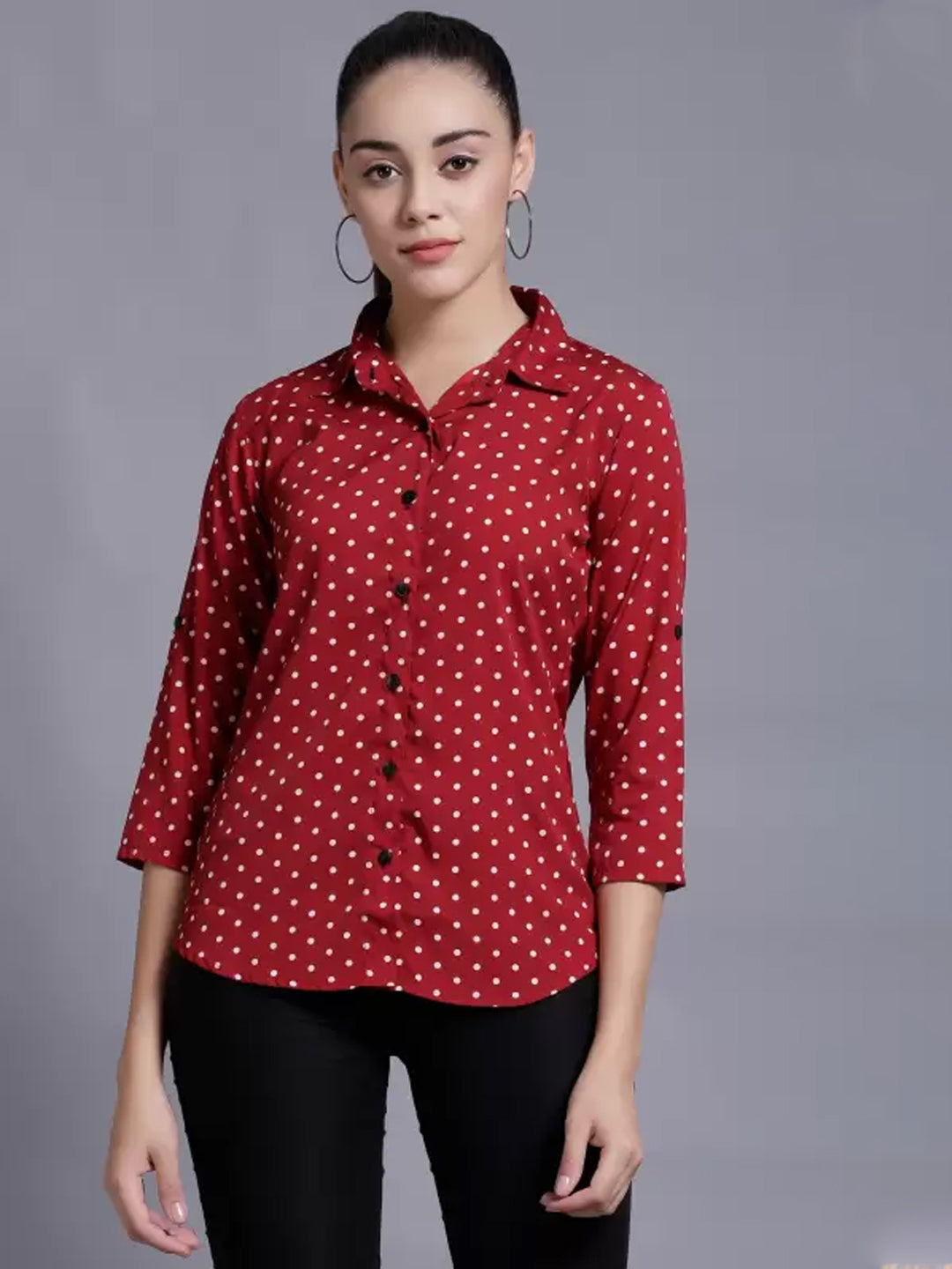 TANDUL  Women Regular Fit Printed Formal Shirt