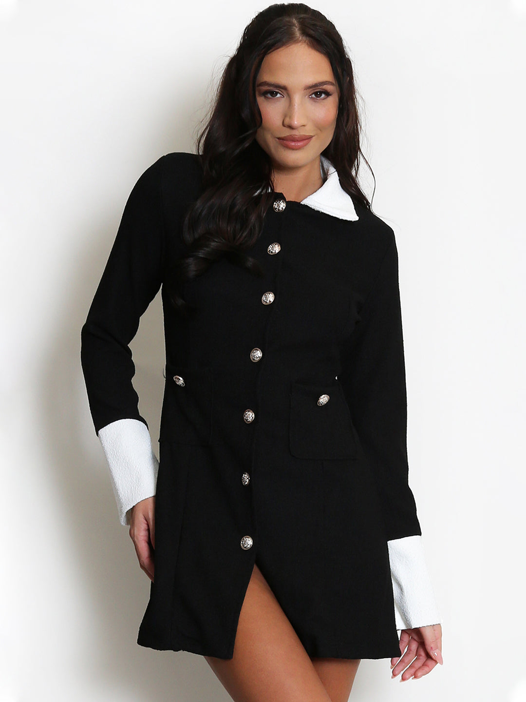 TANDUL  Women Fit and Flare Black Dress