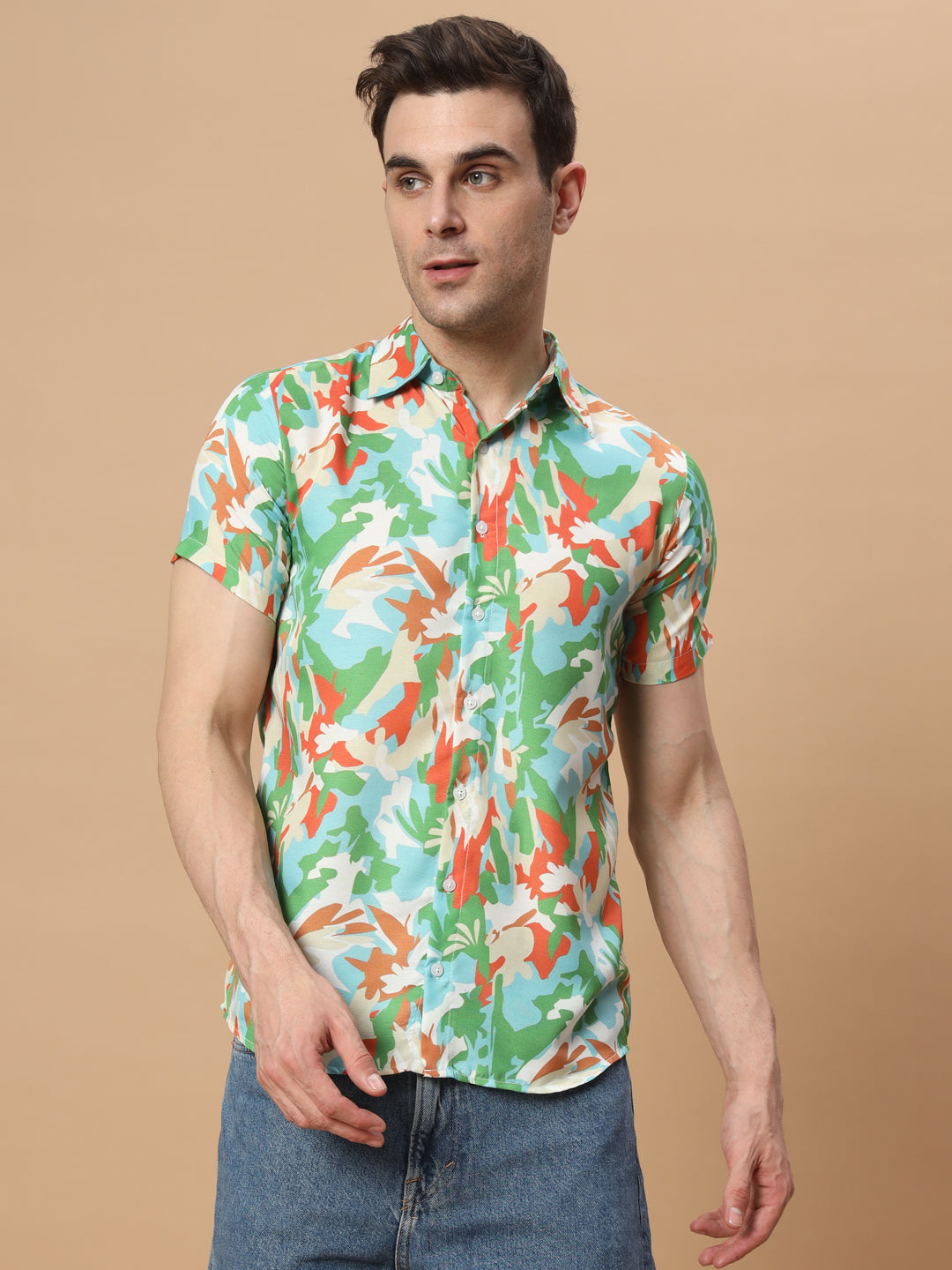 TANDUL Men Regular Fit Printed Casual Shirt