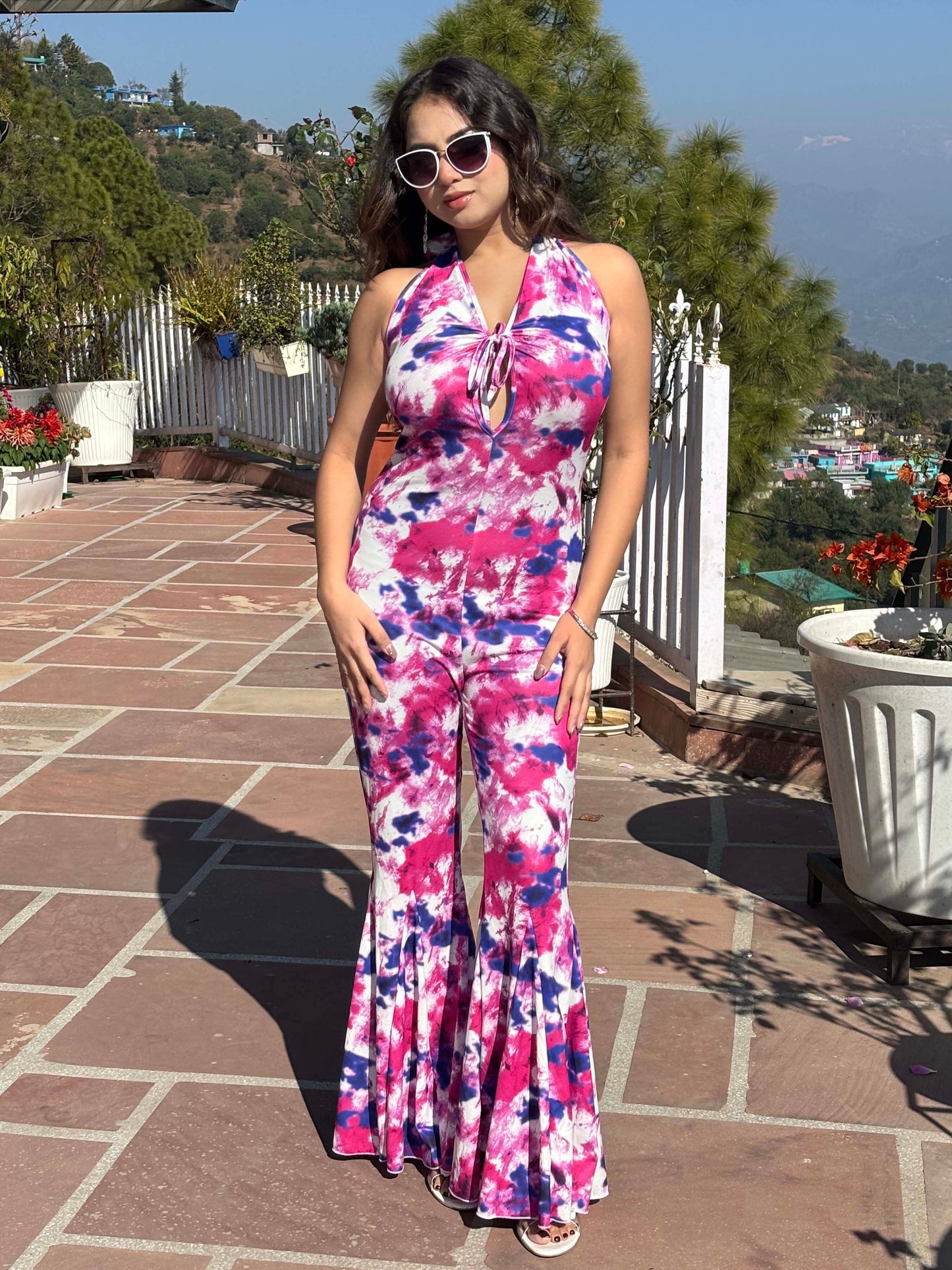 TANDUL Women Stunning Pink Jumpsuit