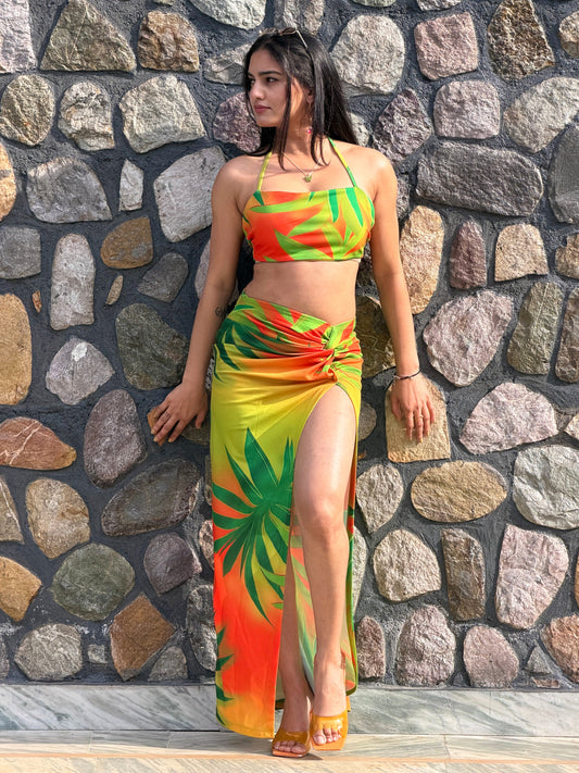 TANDUL Tropical Printed Co-ords Set