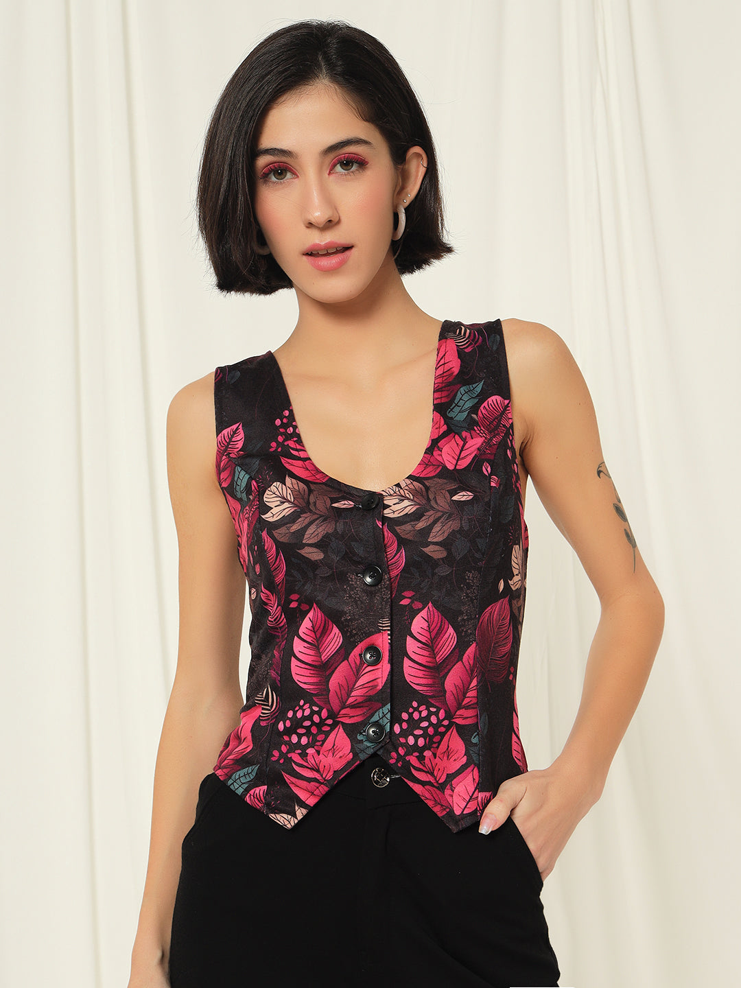 TANDUL  Printed Women Waistcoat