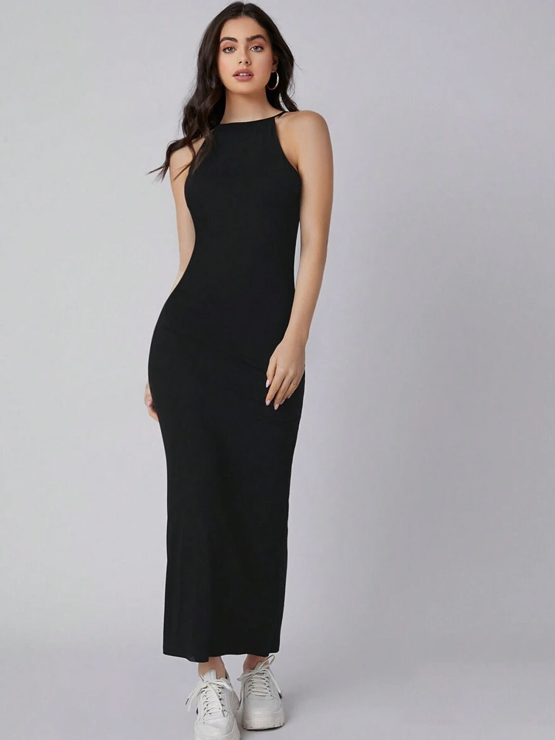 TANDUL  Women Bodycon Black Dress