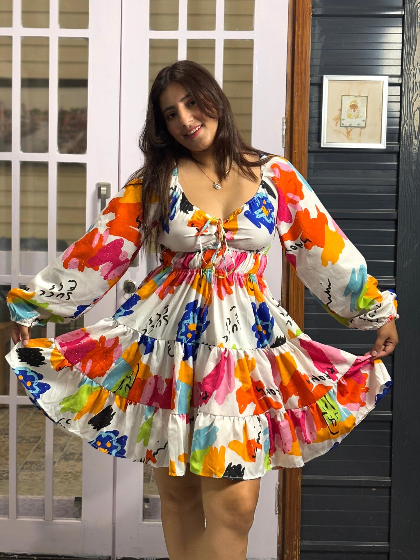 TANDUL Women Multicolor Flaired Dress