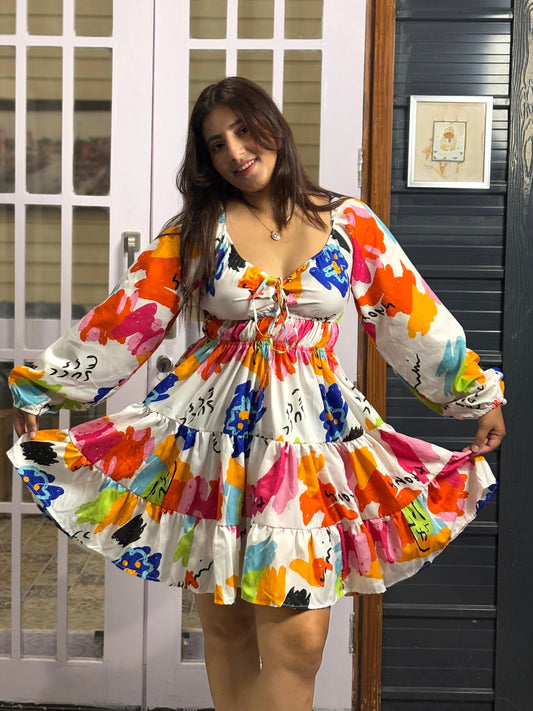 TANDUL Women Multicolor Flaired Dress