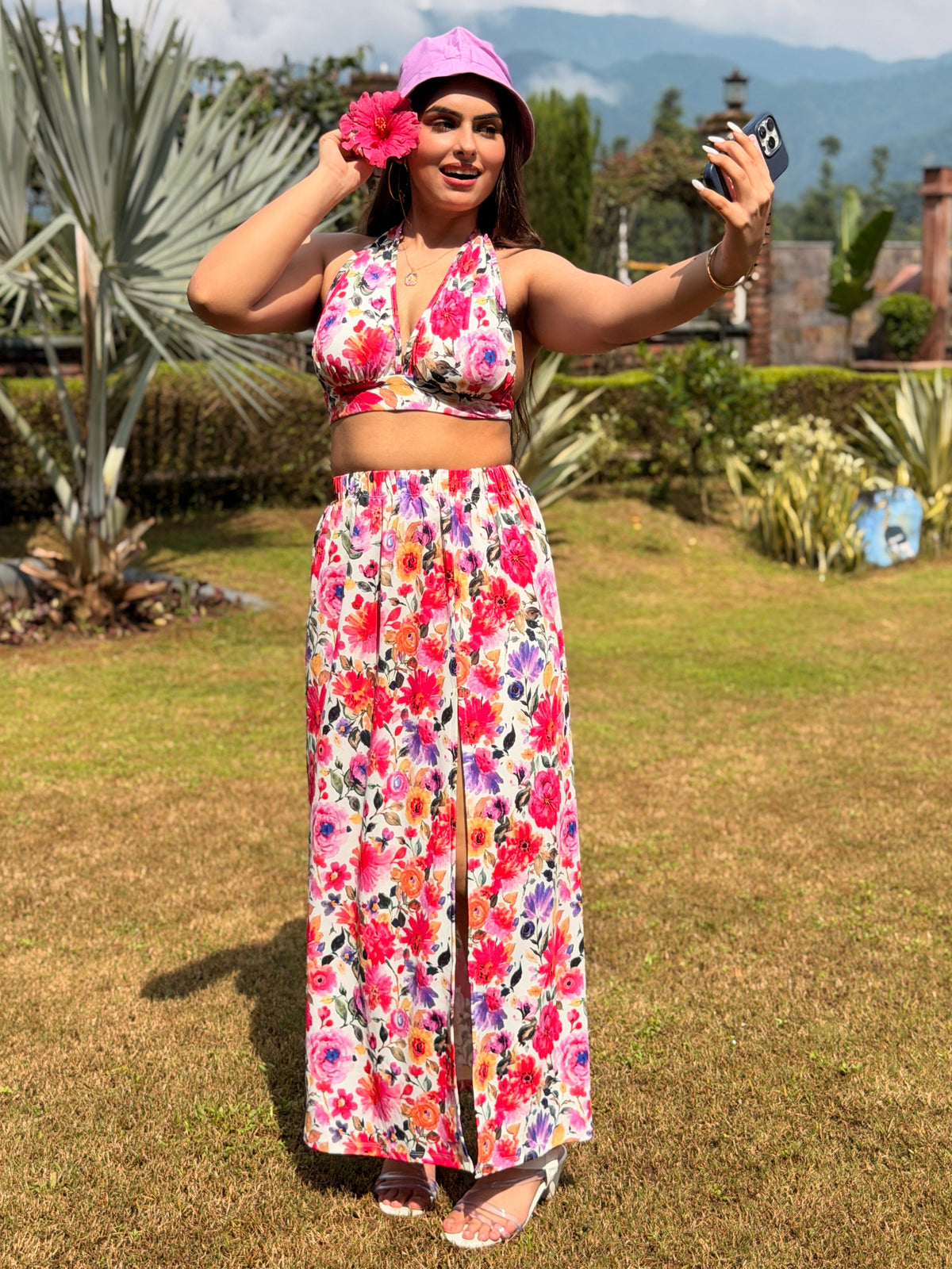 TANDUL Women Paradise Bloom Multicolor Printed Co-ord Set