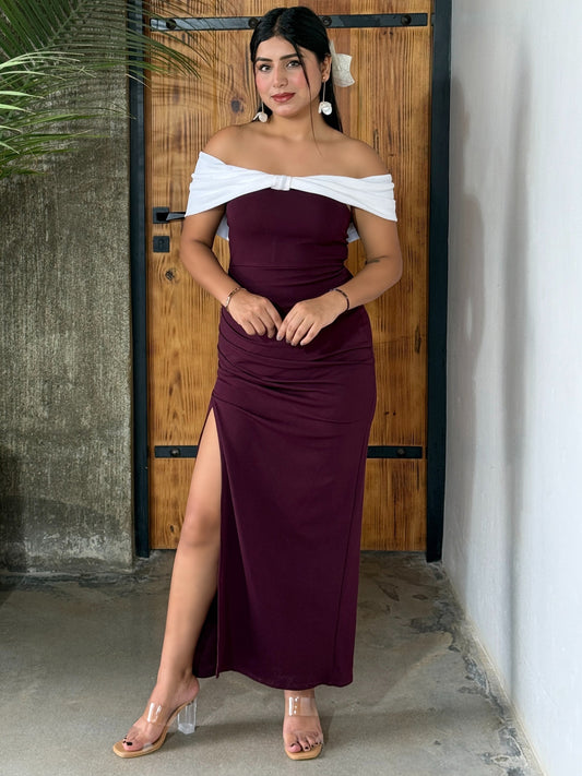 TANDUL Women Stunning Off-shoulder Dress