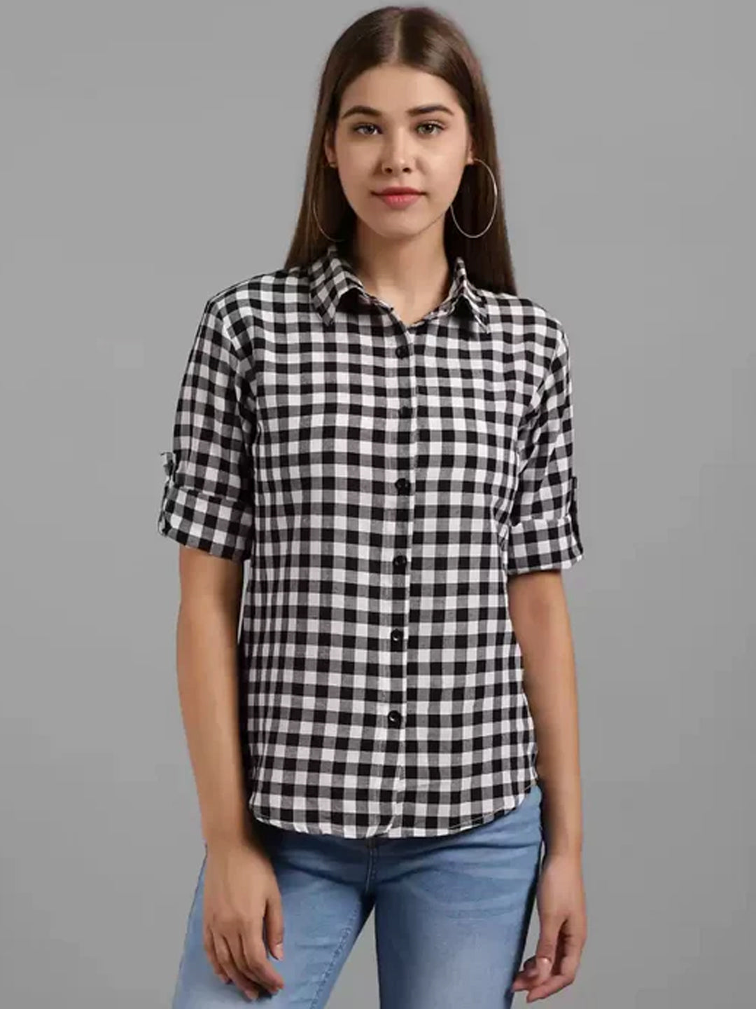 TANDUL  Women Regular Fit Printed Formal Shirt