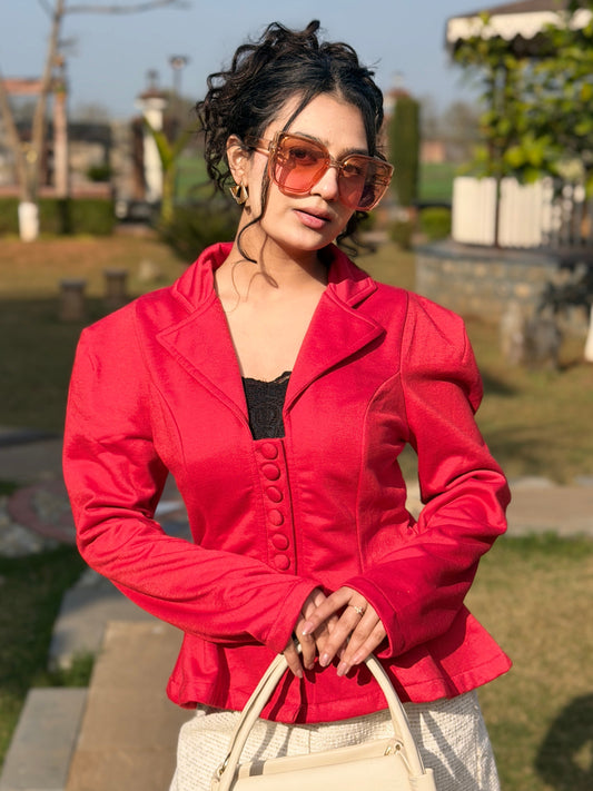 TANDUL Polyester Solid Coat For Women