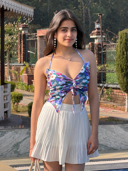 TANDUL Women Multicolor Floral Printed Top