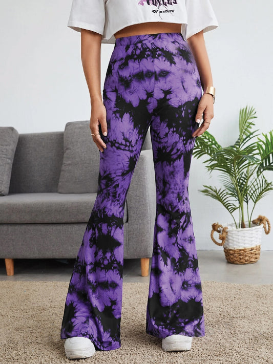 TANDUL  Women Regular Fit Purple Lycra Blend Trousers